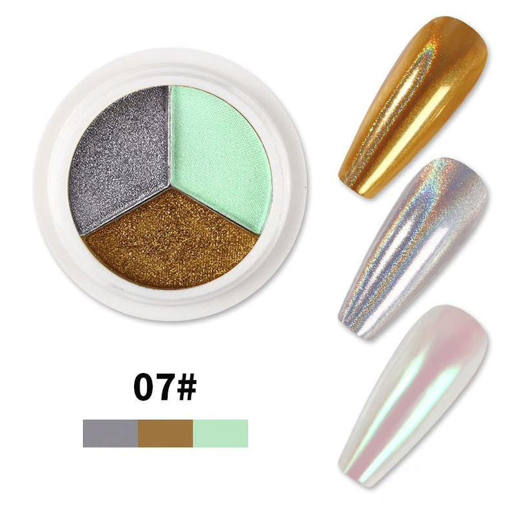 Solid Mirror Chrome 3 Colour Pigments - NSI Australia