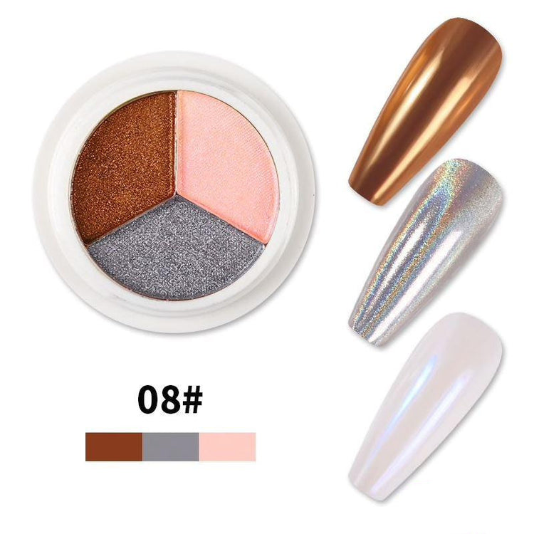Solid Mirror Chrome 3 Colour Pigments - NSI Australia
