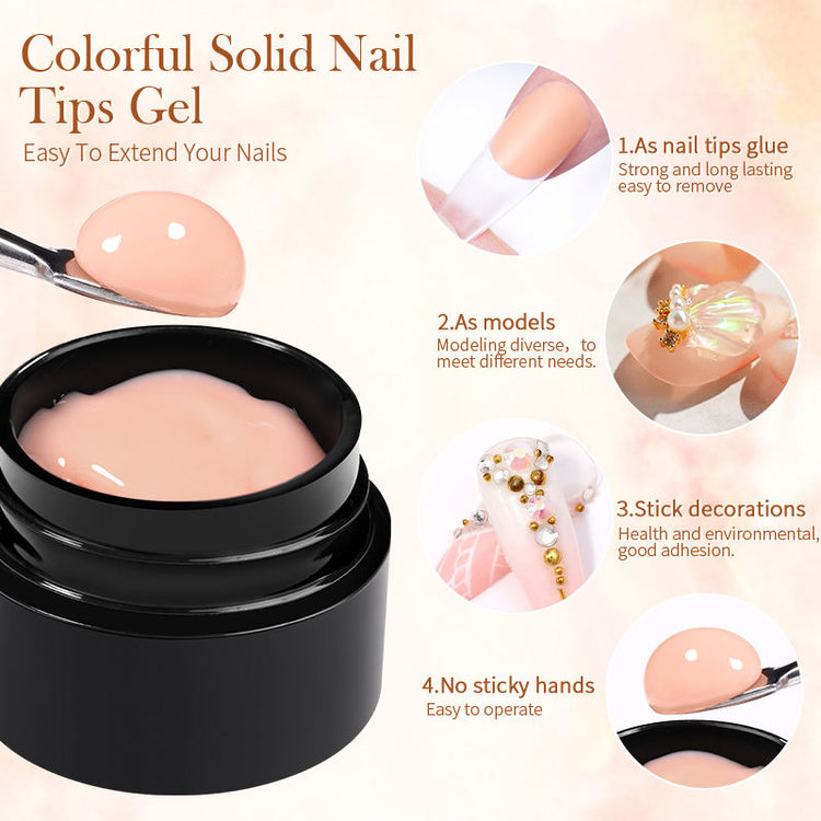 Solid Nail Tips Gel BORN PRETTY - NSI Australia