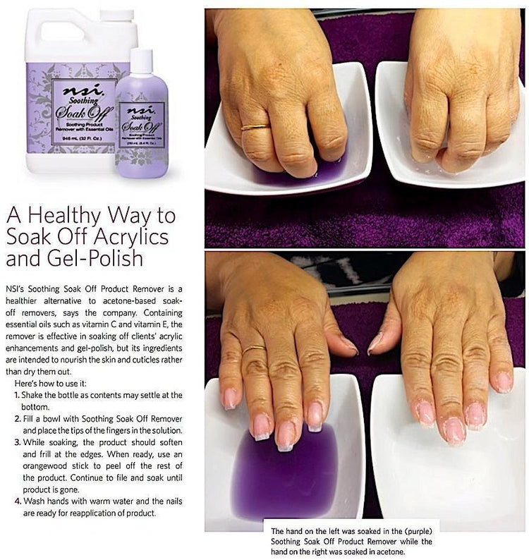 SOOTHING SOAK OFF Gel Polish Remover - NSI Australia