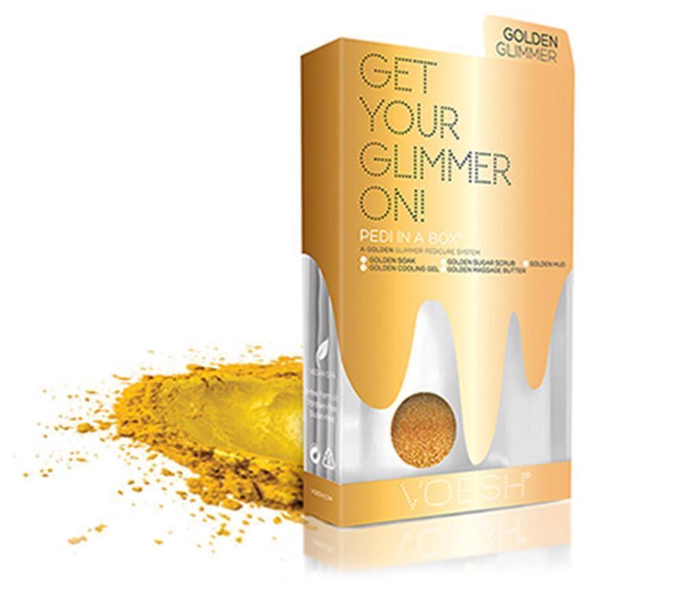 Spa Pedi-in-a-Box Golden Glimmer - Voesh - NSI Australia