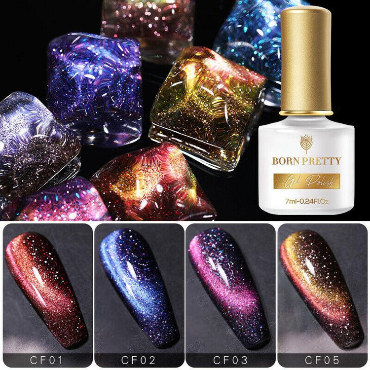 Spar Cat Eye Magnetic Gel BORN PRETTY (Serie CF) - NSI Australia