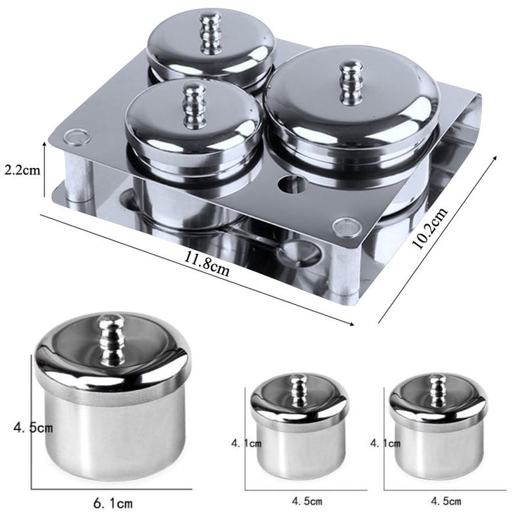 Dappen Dish Jar Set Stainless Steel - NSI Australia