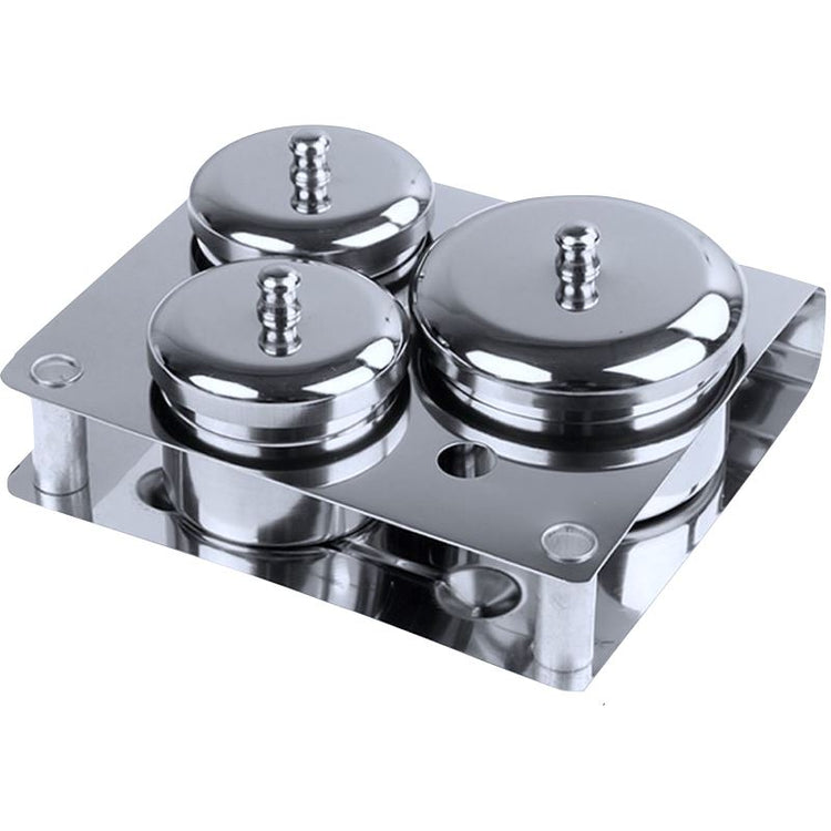 Dappen Dish Jar Set Stainless Steel - NSI Australia