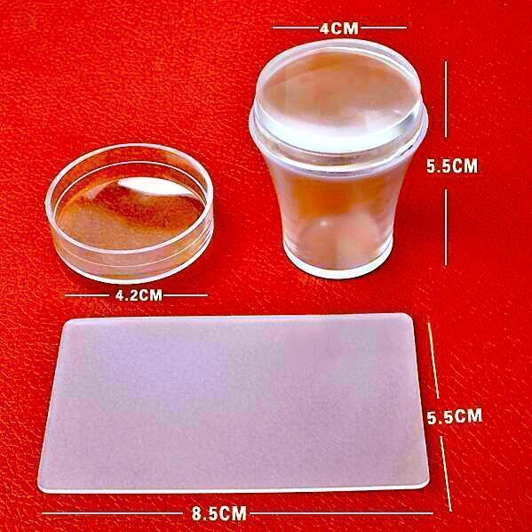 Stamper & Scraper (Clear - Large Diameter 4cm) - NSI Australia