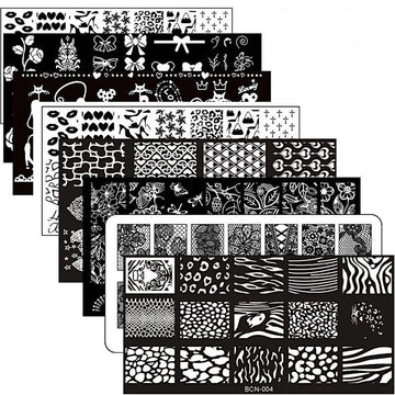 Stamping Plates Nail Art Designs 12cm x 6cm- NSI Australia