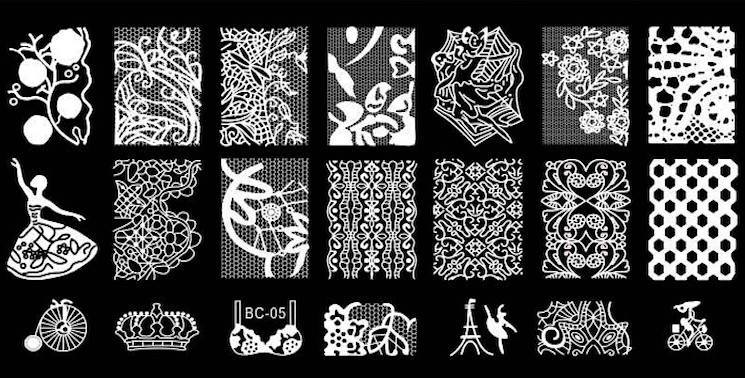 Stamping Plates Nail Art Designs - NSI Australia