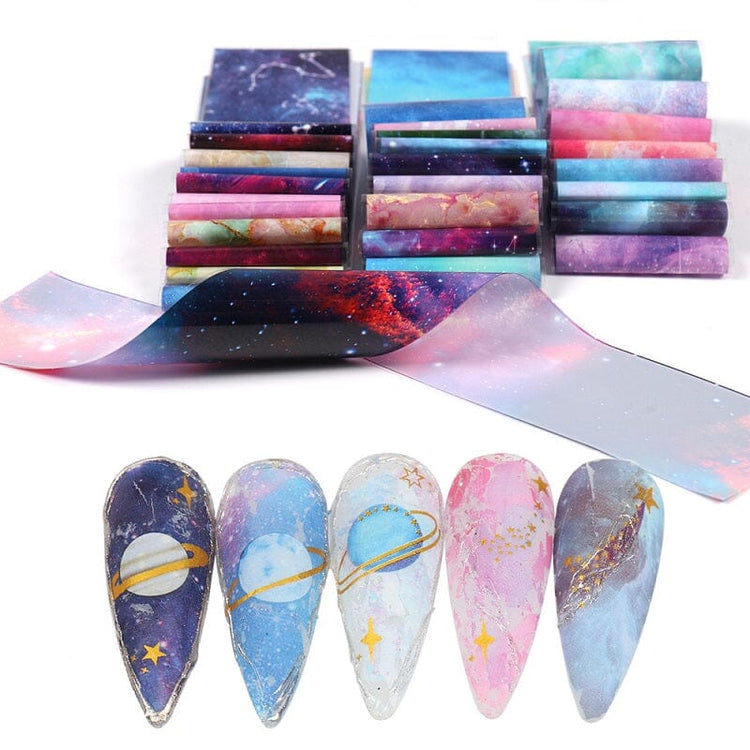 Starry Sky Nail Transfer Foil 30pcs - NSI Australia