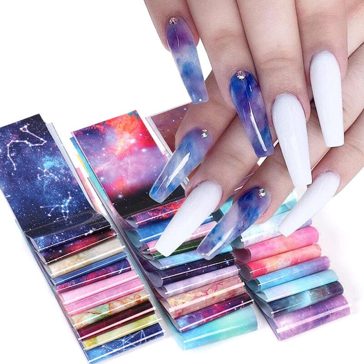 Starry Sky Nail Transfer Foil 30pcs - NSI Australia