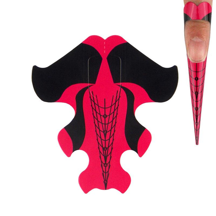 Stiletto Pink Nail Forms - NSI Australia