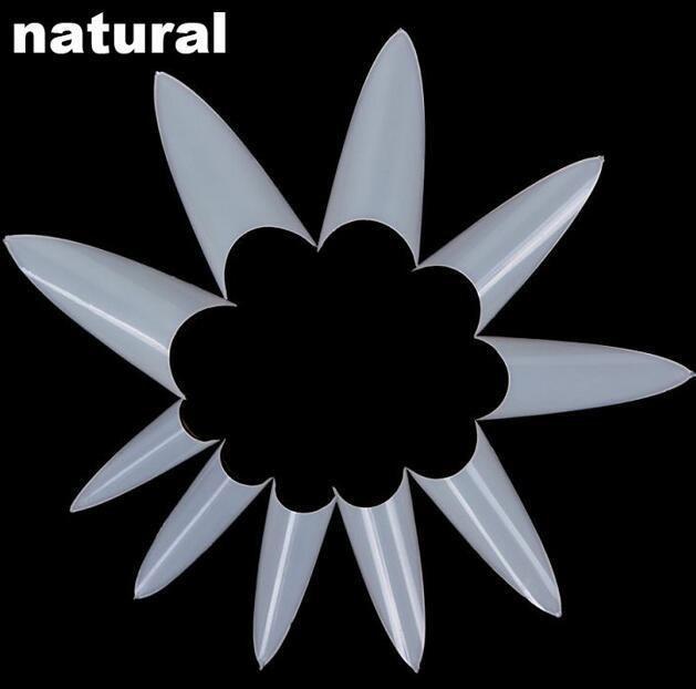 STILETTO Sharp Nail Tips 500ct - NSI Australia