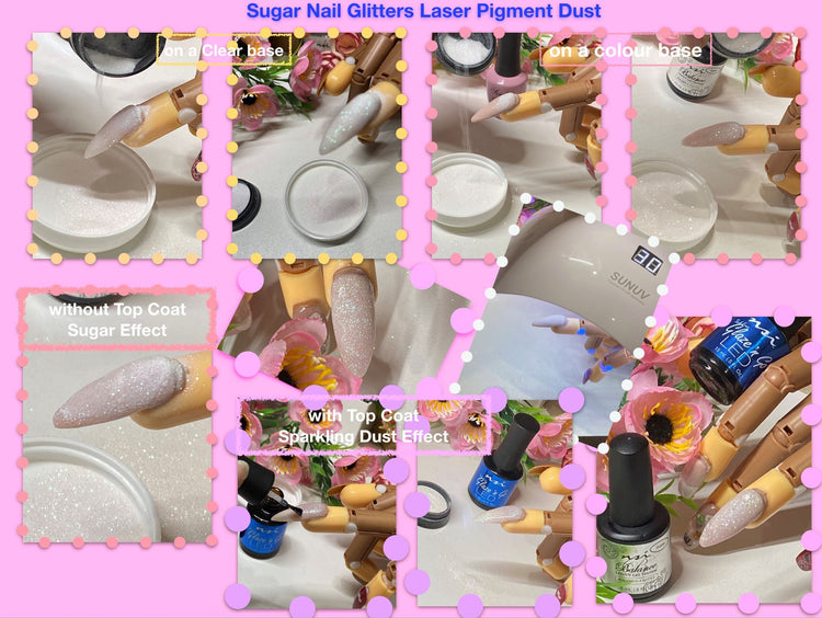 Sugar Nail Glitters Laser Pigment Dust - NSI Australia