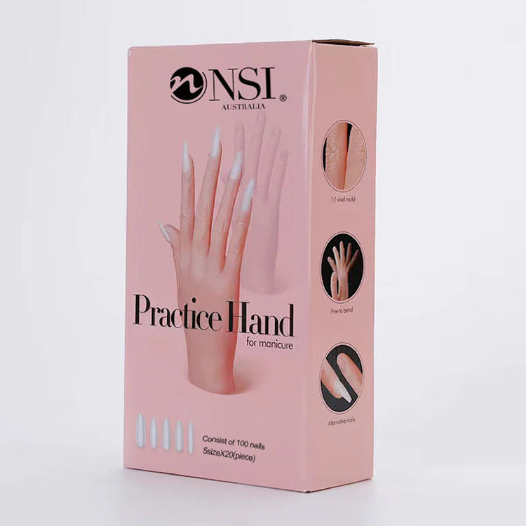 Superior Silicone Nail Practice Hand - NSI Australia