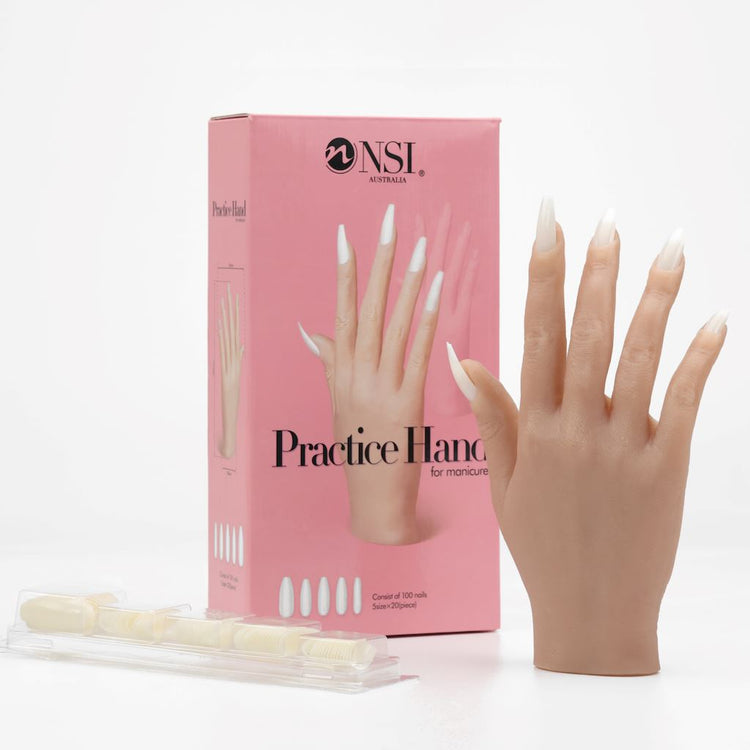 Superior Silicone Nail Practice Hand - NSI Australia