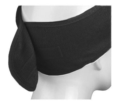 Terry Towel Headband with Velcro - Black - NSI Australia