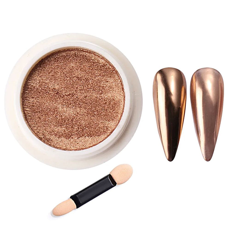 Titanium Mirror Chrome Nail Powder - NSI Australia