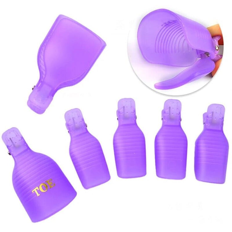 Toe Soak Off Cap Clips 5pcs Pack - NSI Australia