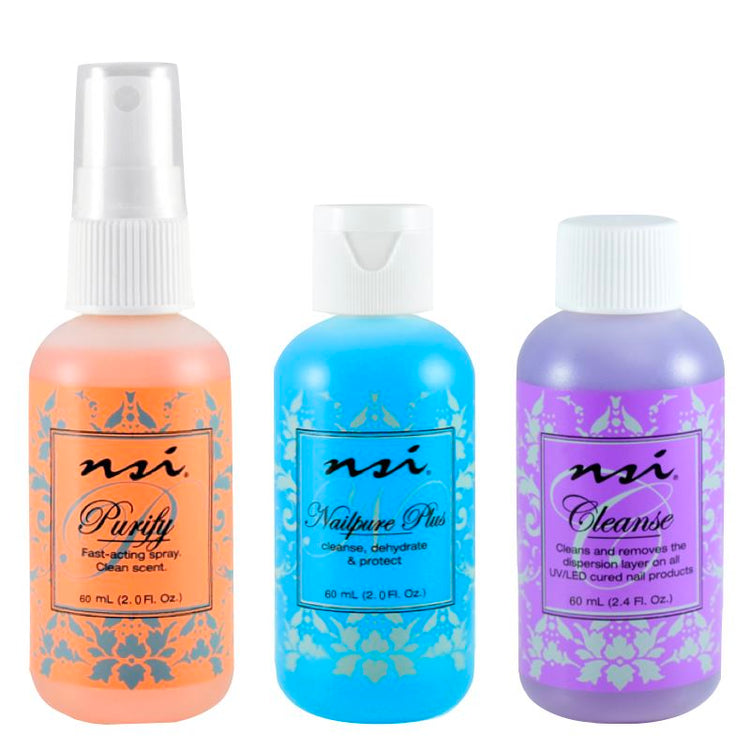 Trio Prep Pack - Sanitiser + Dehydrator + Cleanser - NSI Australia