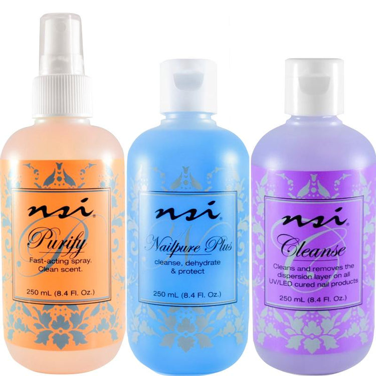 Trio Prep Pack - Sanitiser + Dehydrator + Cleanser - NSI Australia