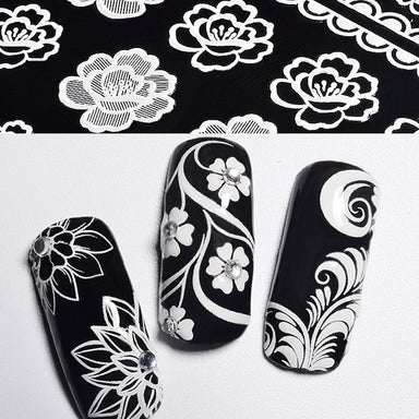 CoolNail 1 Roll Sexy Lace Nail Dign Decals Sticker India | Ubuy