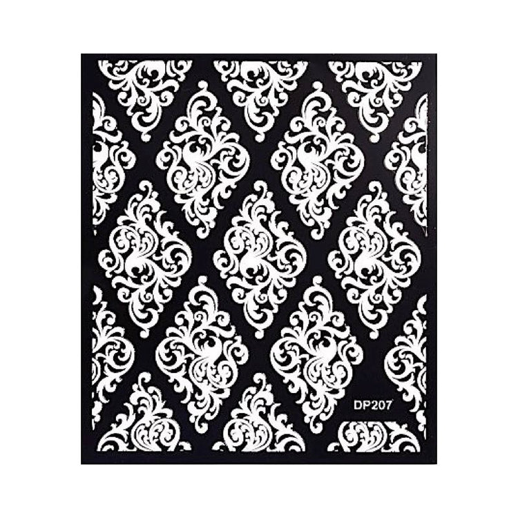 White Flowers Lace Nail Art Stickers - NSI Australia