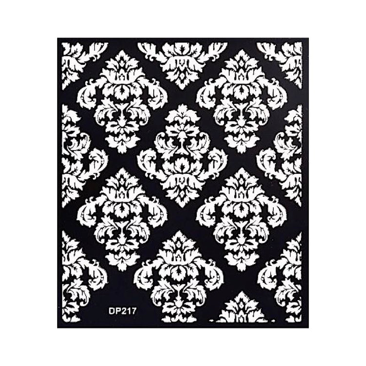 White Flowers Lace Nail Art Stickers - NSI Australia